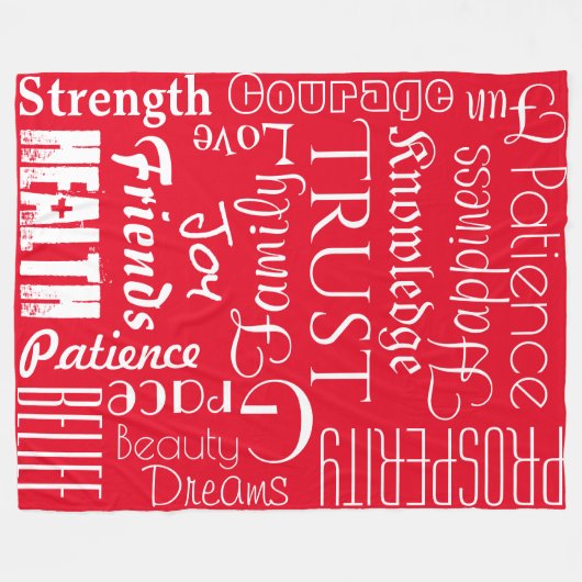 18 Fleece für Personalisierte Namen oder Wörter am (Vorderseite (Horizontal))