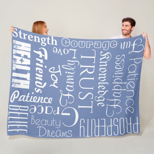 18 Fleece für Personalisierte Namen oder Wörter am (Beispiel)