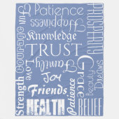 18 Fleece für Personalisierte Namen oder Wörter am (Vorderseite)