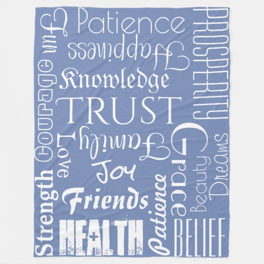 18 Fleece für Personalisierte Namen oder Wörter am (Vorderseite)