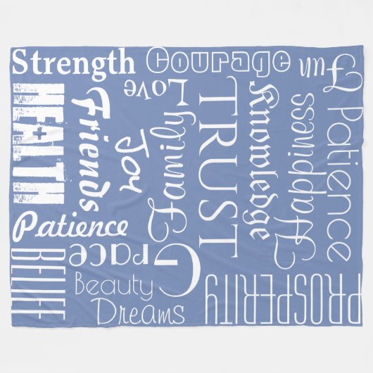 18 Fleece für Personalisierte Namen oder Wörter am (Vorderseite (Horizontal))