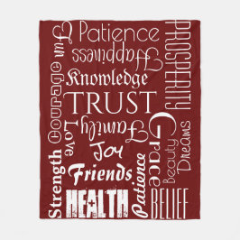 18 Fleece für Personalisierte Namen oder Wörter am