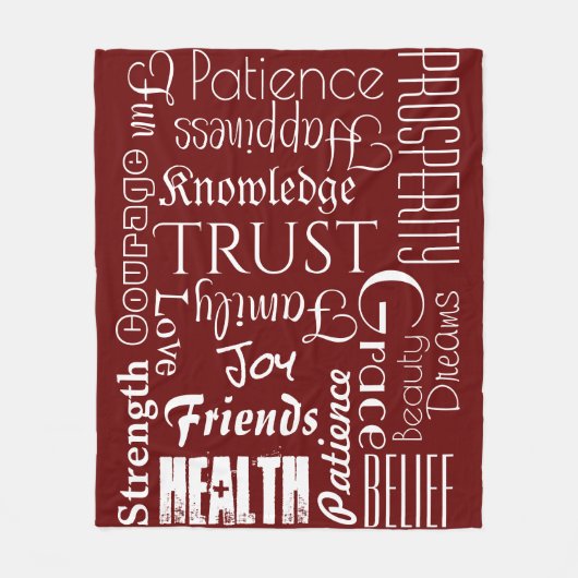 18 Fleece für Personalisierte Namen oder Wörter am (Vorderseite)