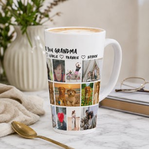 18-Foto-Collage und personalisierter Text-Foto-Ges Milchtasse