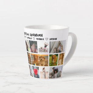 18-Foto-Collage und personalisierter Text-Fotogesc Milchtasse
