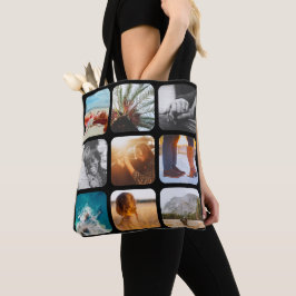 18 Foto Doppelseitiges Black Carry Bag Tasche