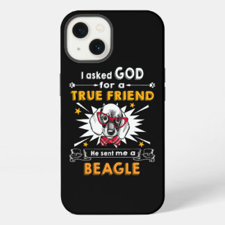 18 Fragte Gott Wahrer Freund Ein Beagle iPhone 13 Hülle