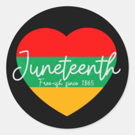 18. Freizeit seit 1865 Runder Aufkleber