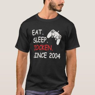 18. Geburtstag 18 Jahre Gamer Zocker Seit 2004 T-Shirt