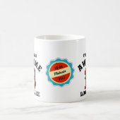 18. Geburtstag 18 Jahre Personalisiertes Rot Phant Kaffeetasse (Mittel)