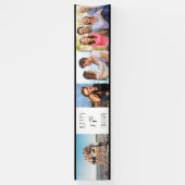 18. Geburtstag, 4. Foto Streifen Personalisiert Banner (Vertikal)