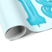 18. Geburtstag Ballon Wrapping Paper Geschenkpapier (Rolleneckpunkt)