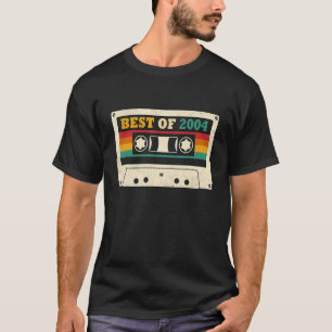 18. Geburtstag Best of 2004 Cassette Tape 18 Year T-Shirt