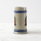 18. Geburtstag - Blondes Dirndl sagt Prost Cheers Bierglas (Mittel)