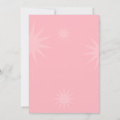 18. Geburtstag Blumenblume Rose Gold Einladung (Rückseite)