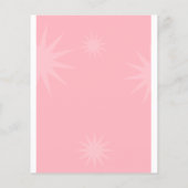 18. Geburtstag Blumenblume Rose Gold Einladung Flyer (Hinten)