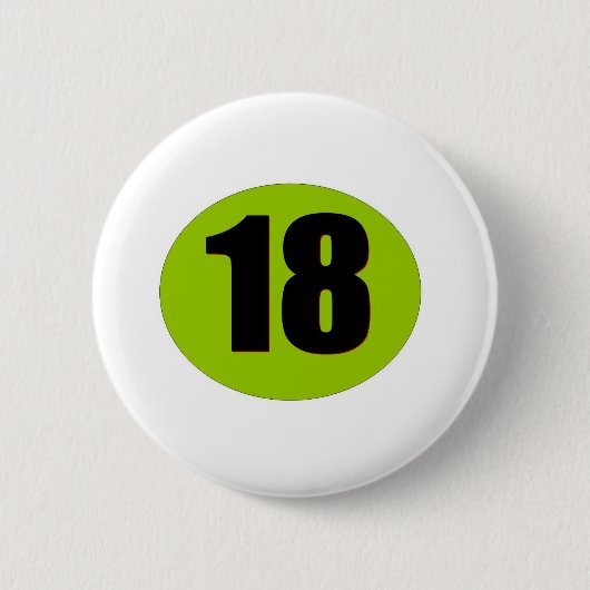 18. Geburtstag Button (Vorderseite)