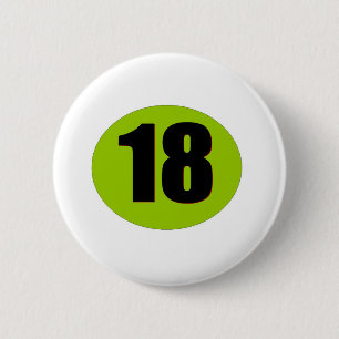 18. Geburtstag Button
