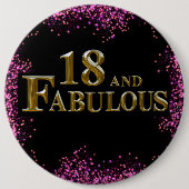 18. Geburtstag Button (Vorderseite)