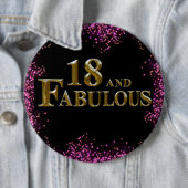 18. Geburtstag Button (Beispiel)