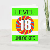 18. Geburtstag Computer Gamer Karte (Vorderseite)