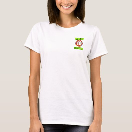 18. Geburtstag Computer Gamer T-Shirt (Vorderseite)