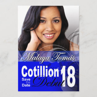 18. Geburtstag Cotillion Debut Save the Date Foto