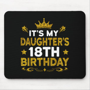 18. Geburtstag der Tochter herzlichen Glückwunsch  Mousepad