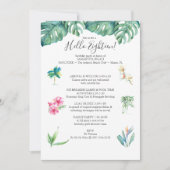 18. Geburtstag Einladungen Luau Pool Party (Vorderseite)