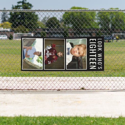 18. Geburtstag Foto Banner (Insitu)