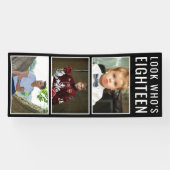 18. Geburtstag Foto Banner (Horizontal)