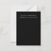 18. Geburtstag FOTO Einladung zur Ankündigung (Rückseite)