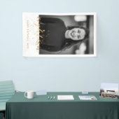 18. Geburtstag Foto Gold Confetti Banner (Messeveranstaltung)