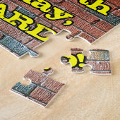 18. Geburtstag: Fun Graffiti-Inspiriert Regenbogen Puzzle (Seite)