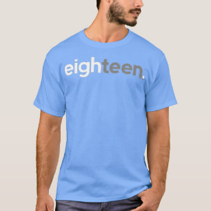 18. Geburtstag für Jungen Achtzehn Er Alter 18 Jah T-Shirt