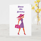 ****18. GEBURTSTAG**** FÜR UNSERE "LIEBE JUNGE LAD KARTE (Gelbe Blume)