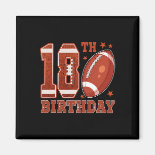 18. Geburtstag Fußball Thema 18 Jahre Junge Geburt Magnet