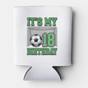 18. Geburtstag Fußball Vintage Dosenkühler