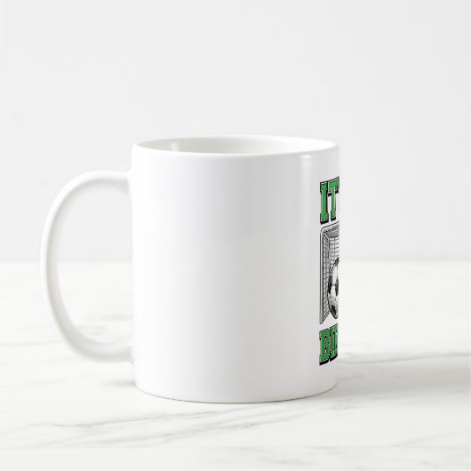 18. Geburtstag Fußball Vintage Kaffeetasse (Links)