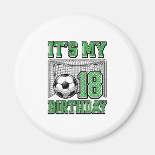18. Geburtstag Fußball Vintage Magnet