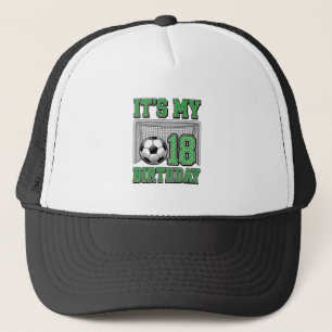 18. Geburtstag Fußball Vintage Truckerkappe