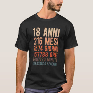 18. Geburtstag Geschenke 18. Geburtstag 18. Retro T-Shirt