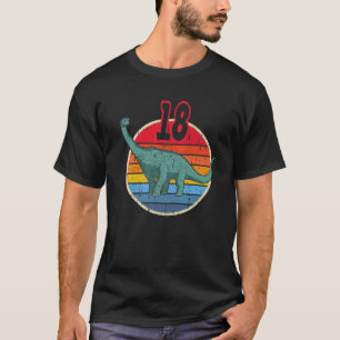 18. Geburtstag I Brachiosaurus Diplodocus I Famili T-Shirt