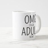 18. Geburtstag Jumbo-Tasse (Vorderseite Rechts)