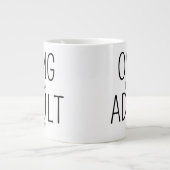 18. Geburtstag Jumbo-Tasse (Vorderseite)