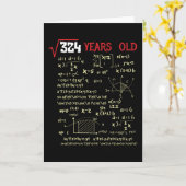 18. Geburtstag Karte (Gelbe Blume)