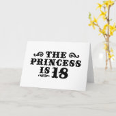 18. Geburtstag Karte (Gelbe Blume)