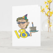 18. Geburtstag Karte (Gelbe Blume)