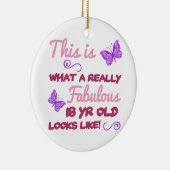 18. Geburtstag Keramikornament (Rechts)