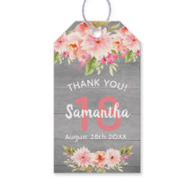 18. Geburtstag Koralle Dahlia Blume grau Vielen Da